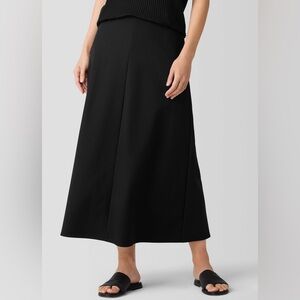 NWT Eileen Fisher Lightweight Ponte A-Line Skirt